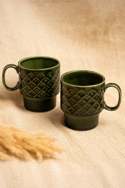 Emerald Green Ceramic Mug