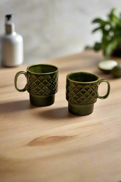 Emerald Green Ceramic Mug