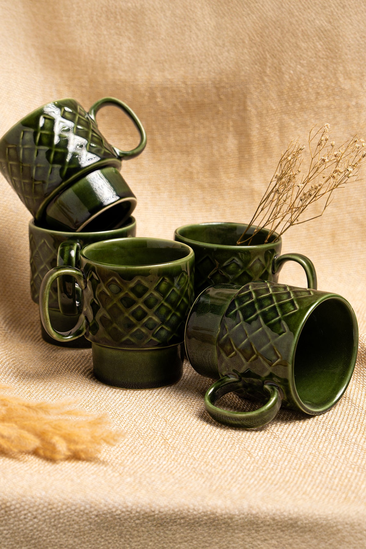 Emerald Green Ceramic Mug